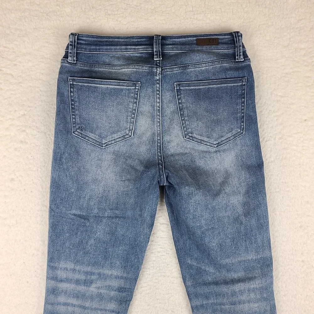 Kut From The Kloth Jeans Womens 6‎ Blue High Rise Toothpick Skinny Light Wash